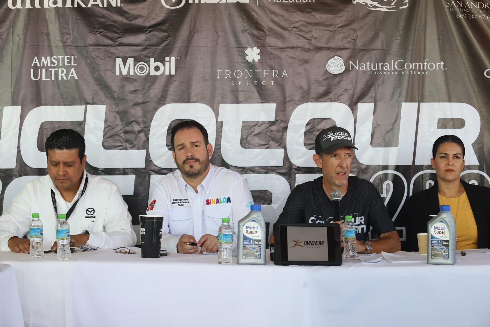 $!Un total de mil 500 pedalistas se declaran listos para la gran fiesta del Ciclotour Mazatlán 2024