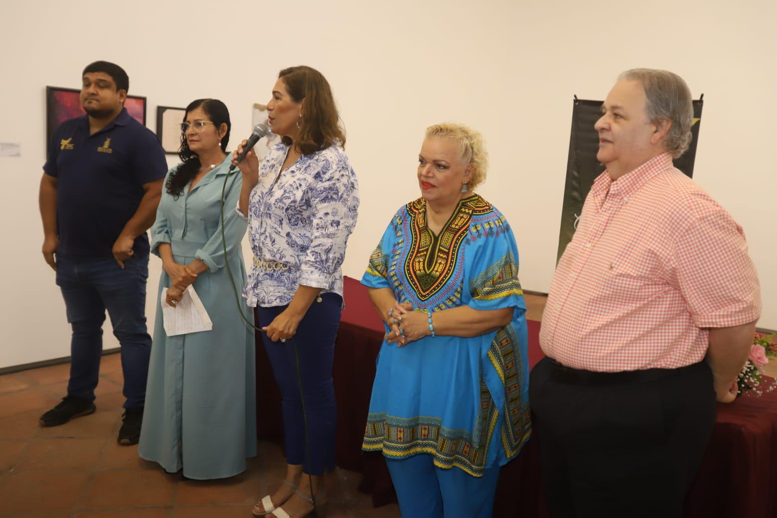 $!Mario Chávez, Aleyda Rojo, Silvia Michel, Julieta Montero y Raúl Rico en la inauguración del encuentro.