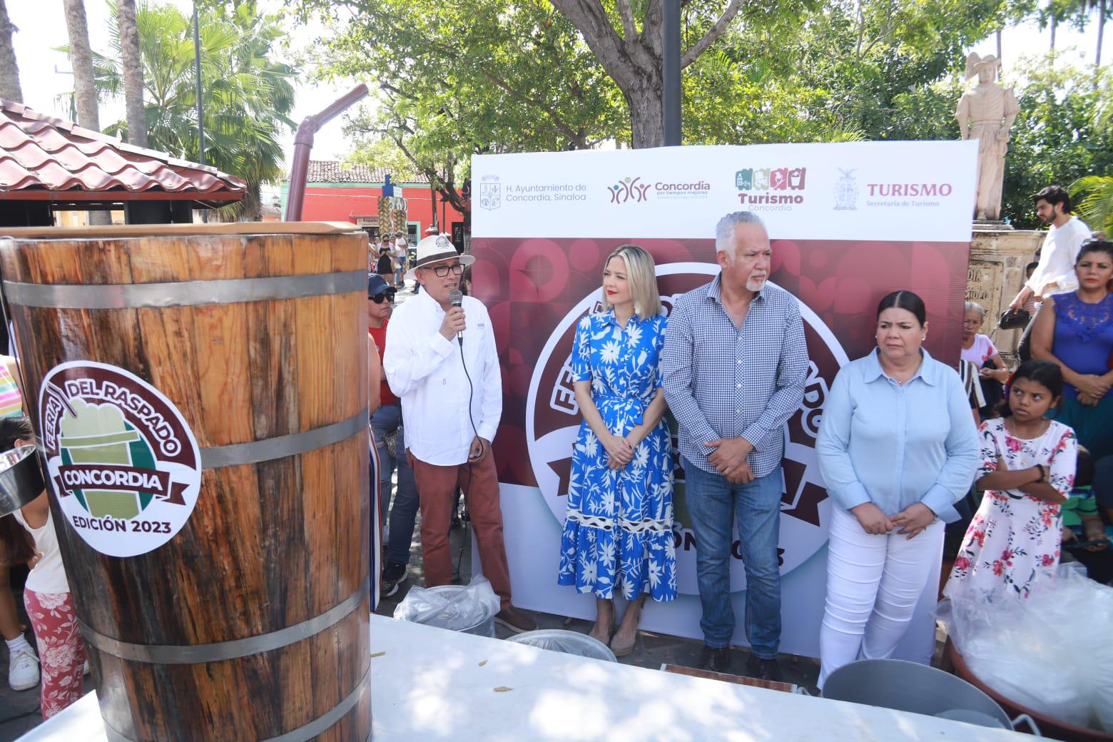 $!Atrae visitantes a Concordia la Feria del Raspado 2023