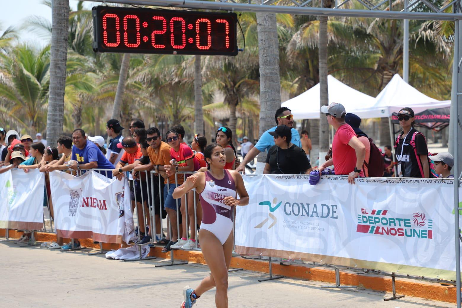 $!Logra Sinaloa la plata en triatlón de Nacionales Conade