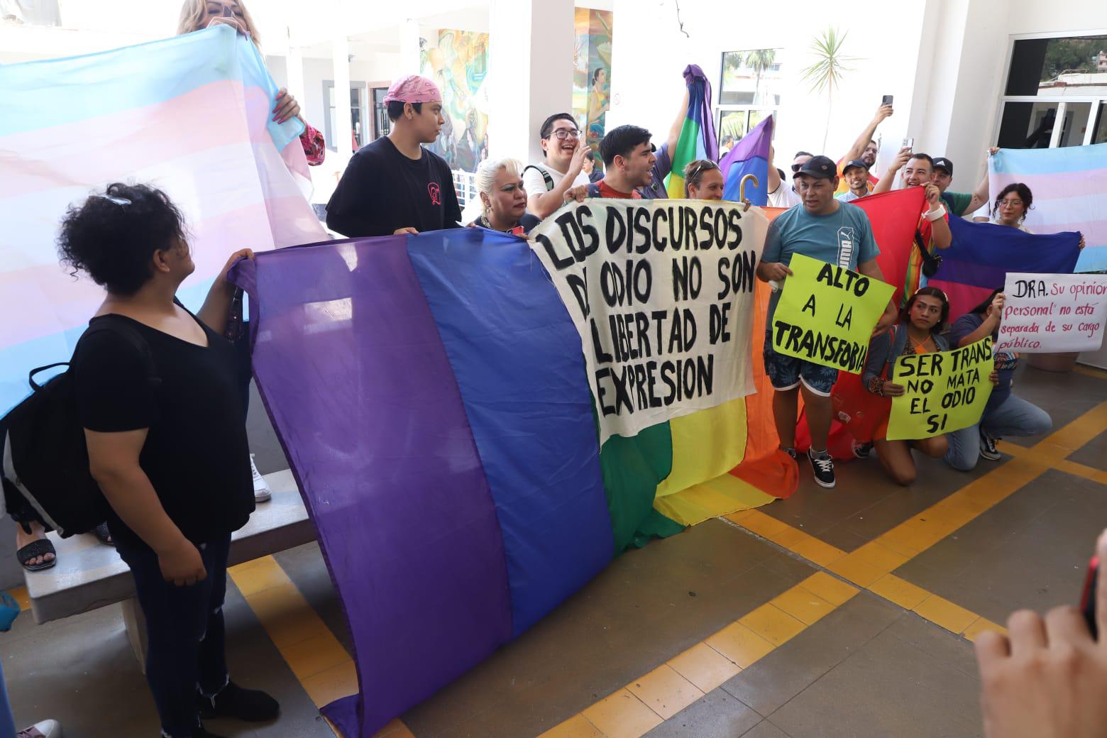 $!Exige comunidad LGBTTIQ+ destitución de la directora del Immujer en Mazatlán