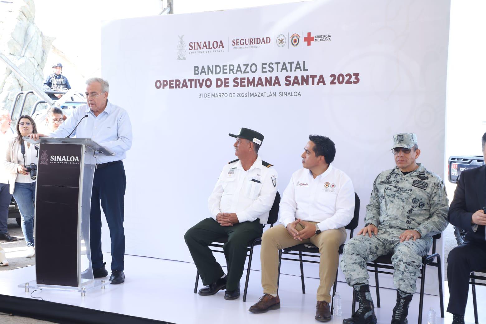 $!Llama Gobernador a blindar Mazatlán y Sinaloa en este periodo vacacional