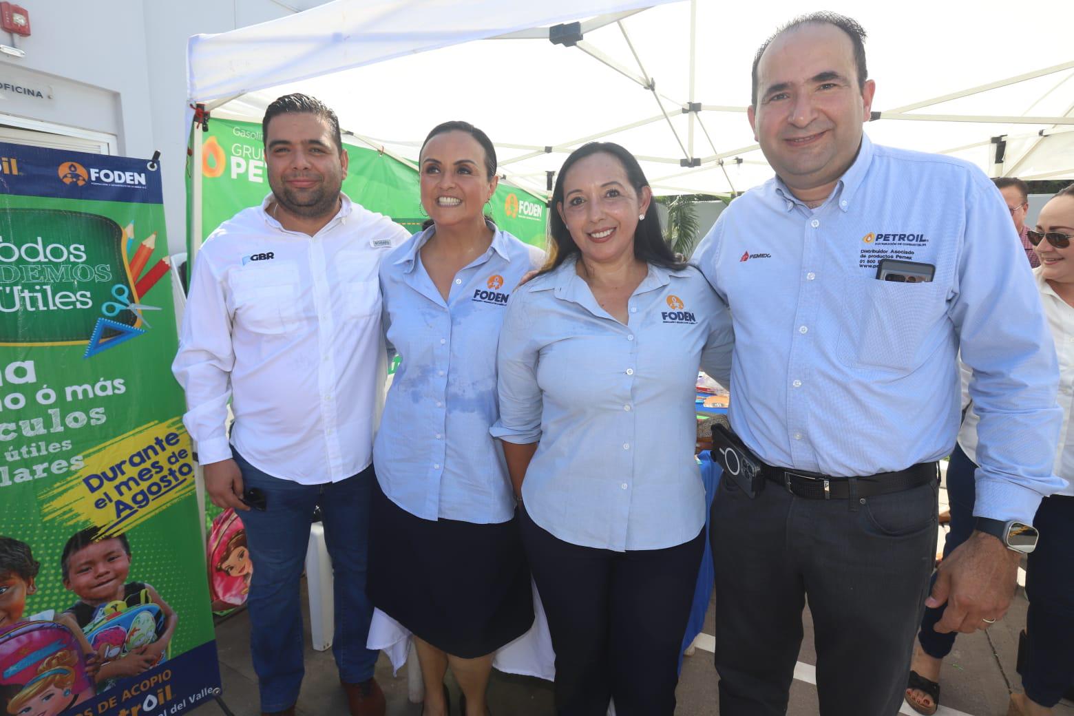 $!Grupo Petroil inicia en Mazatlán su colecta de útiles escolares