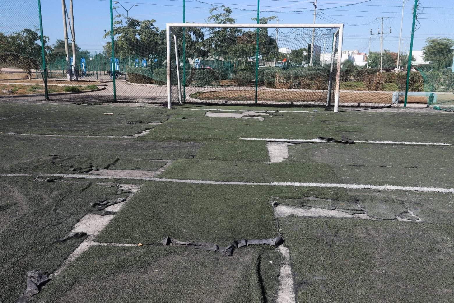 $!Así estaba el campo deportivo de La Foresta.