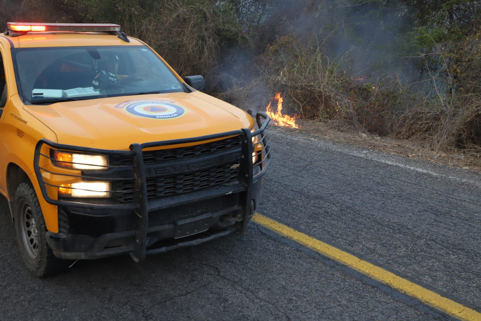 $!Por incendio sin control en El Magistral evacuan a 35 habitantes