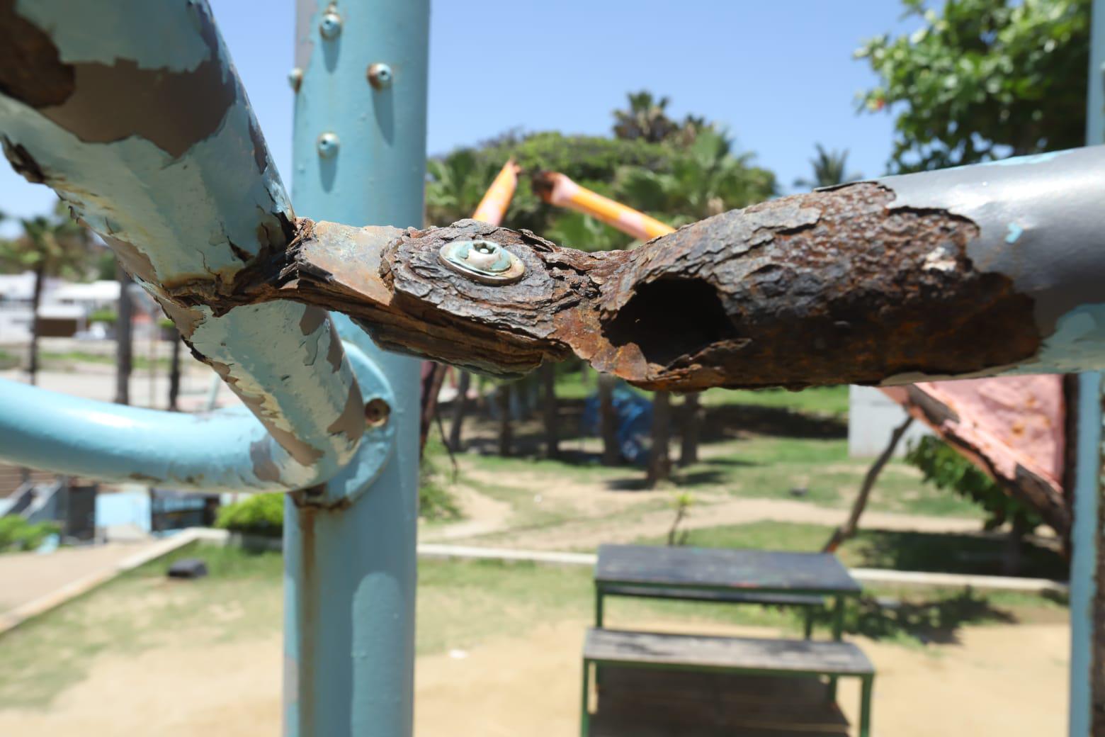 $!Parque Ciudades Hermanas, en Mazatlán, un espacio ‘abandonado’