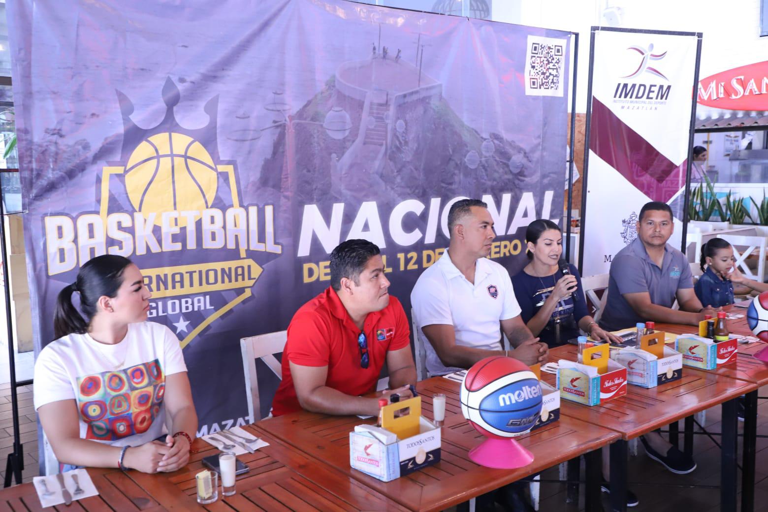 $!Mazatlán recibirá por primera vez el International Global Basketball