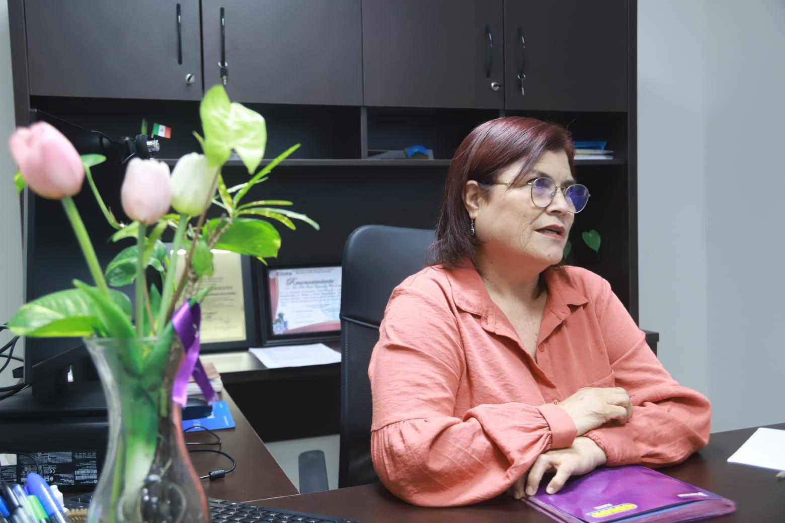 $!Elsa Bojórquez Mascareño, titular del Centro Regional de Justicia para Mujeres en Mazatlán.