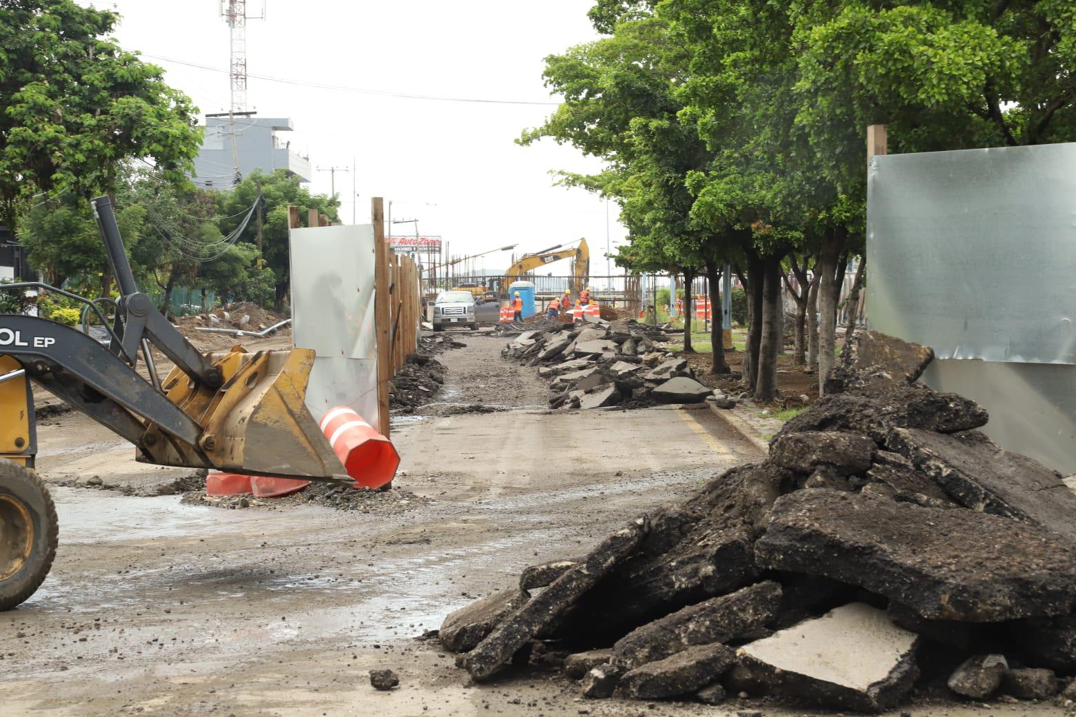 $!Gobierno de Mazatlán intensifica supervisión de obra en el Libramiento Colosio para mitigar caos vial