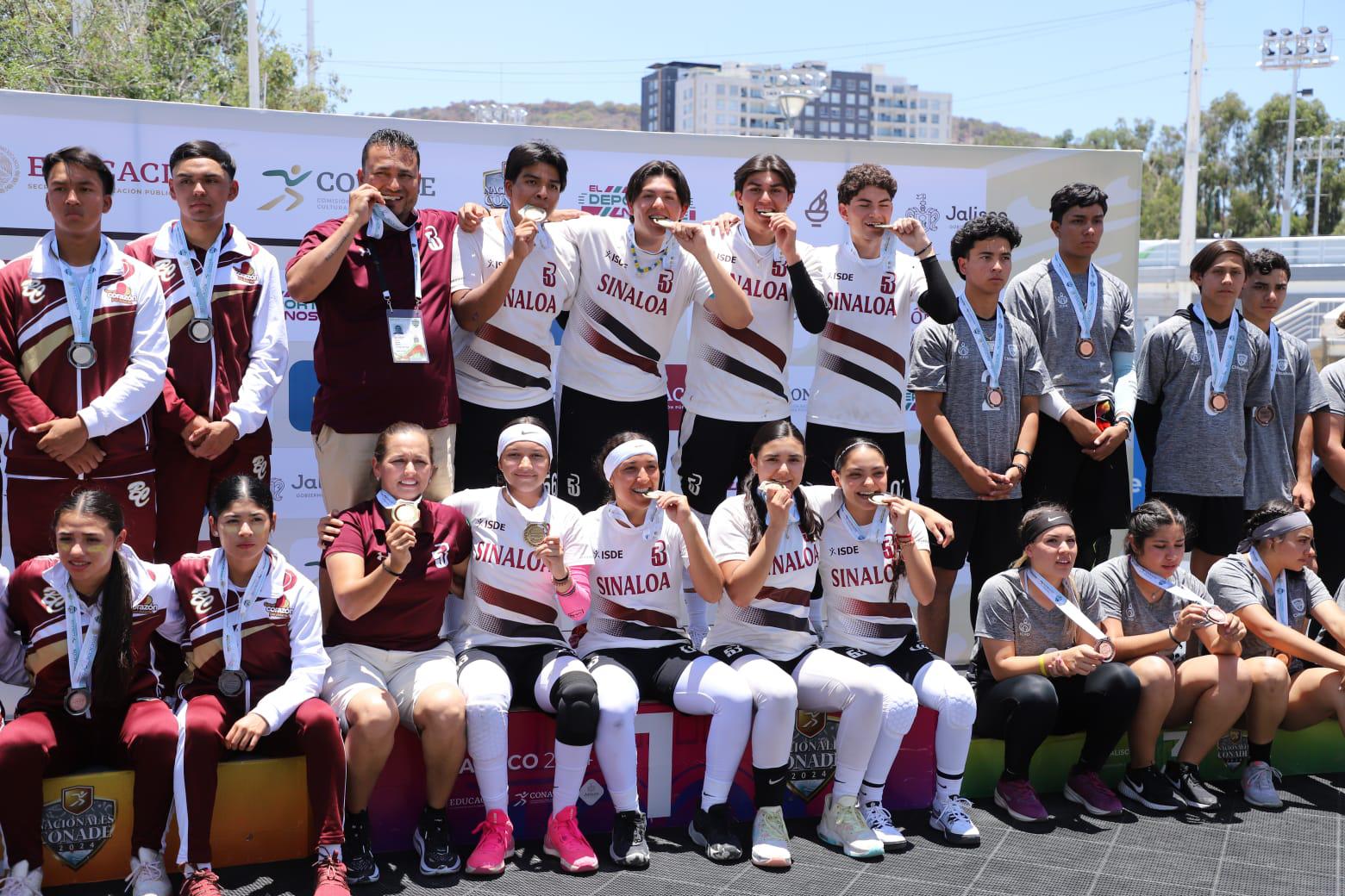 $!Es Sinaloa el campeón en beisbol five de Nacionales Conade