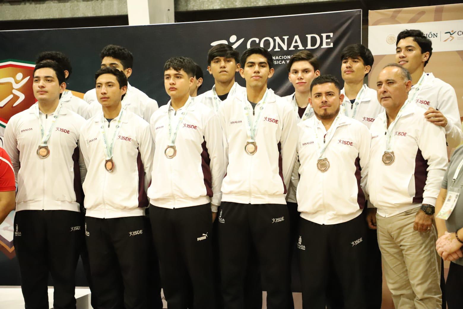 $!Voleibol da a Sinaloa primera medalla en Nacionales Conade