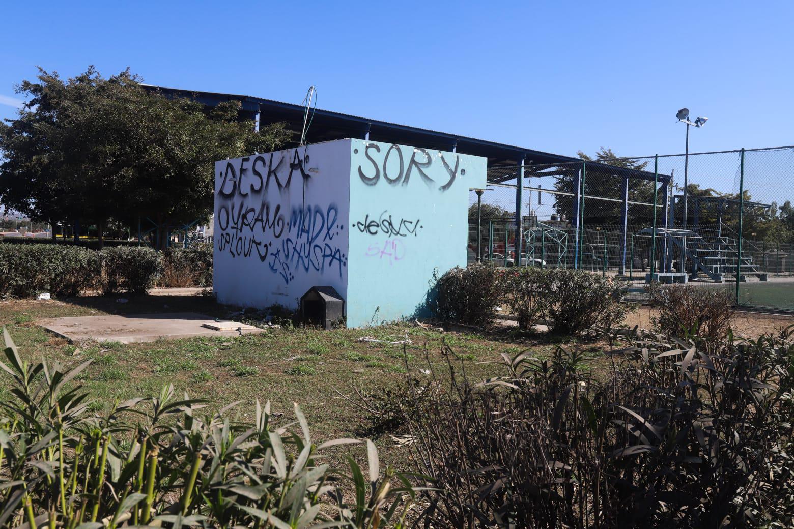 $!Está campo y parque de La Foresta en el abandono; Imdem promete rehabilitarlo