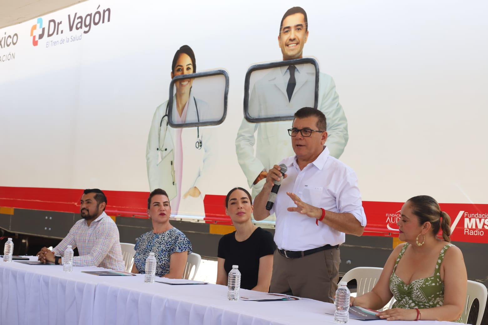 $!Arranca en Mazatlán jornada de atención de ‘El tren de la Salud’ en Mazatlán