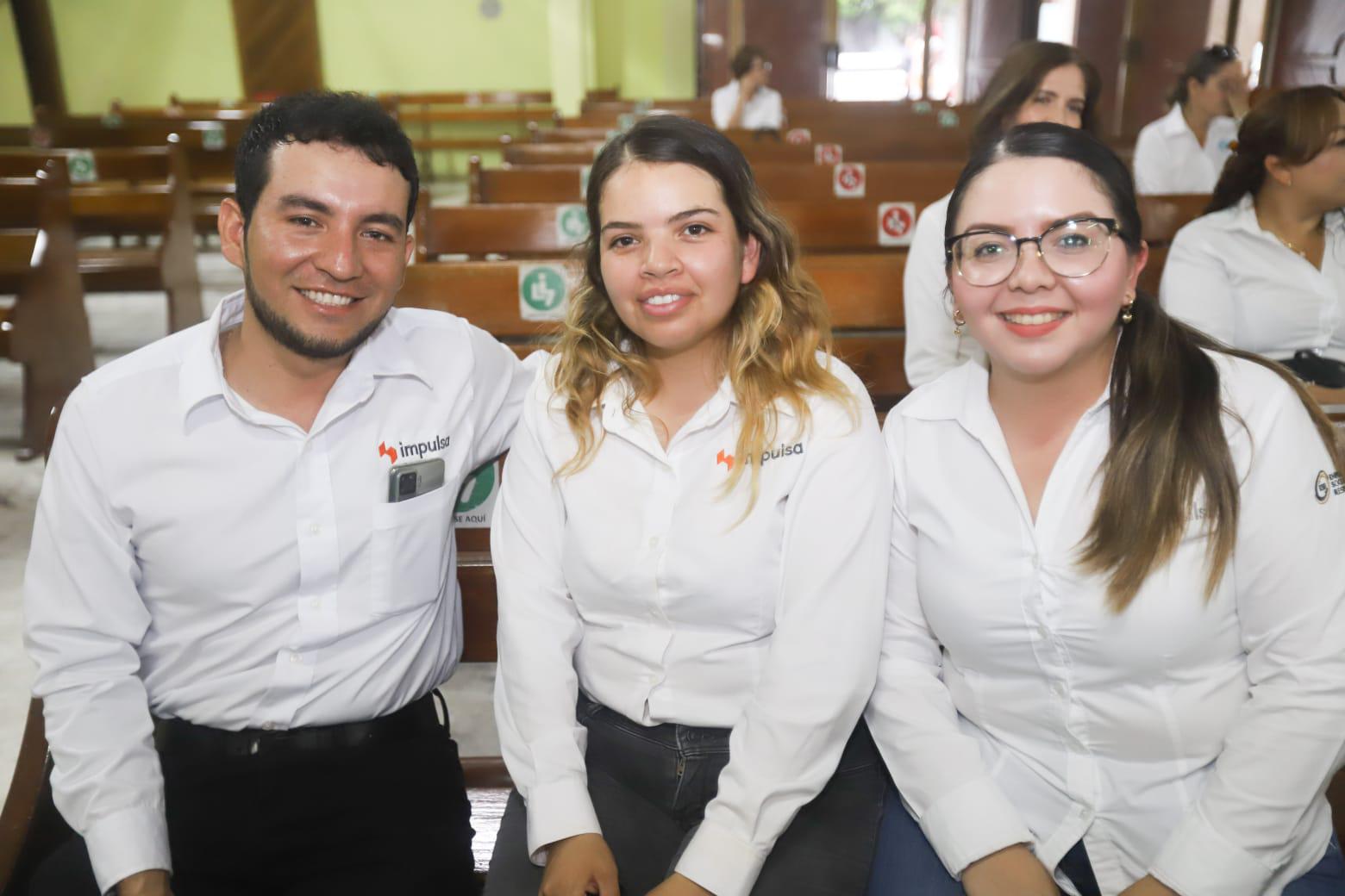 $!Juan Antonio Olivas, María Luisa Rojas y Daianni Lizárraga Hernández.