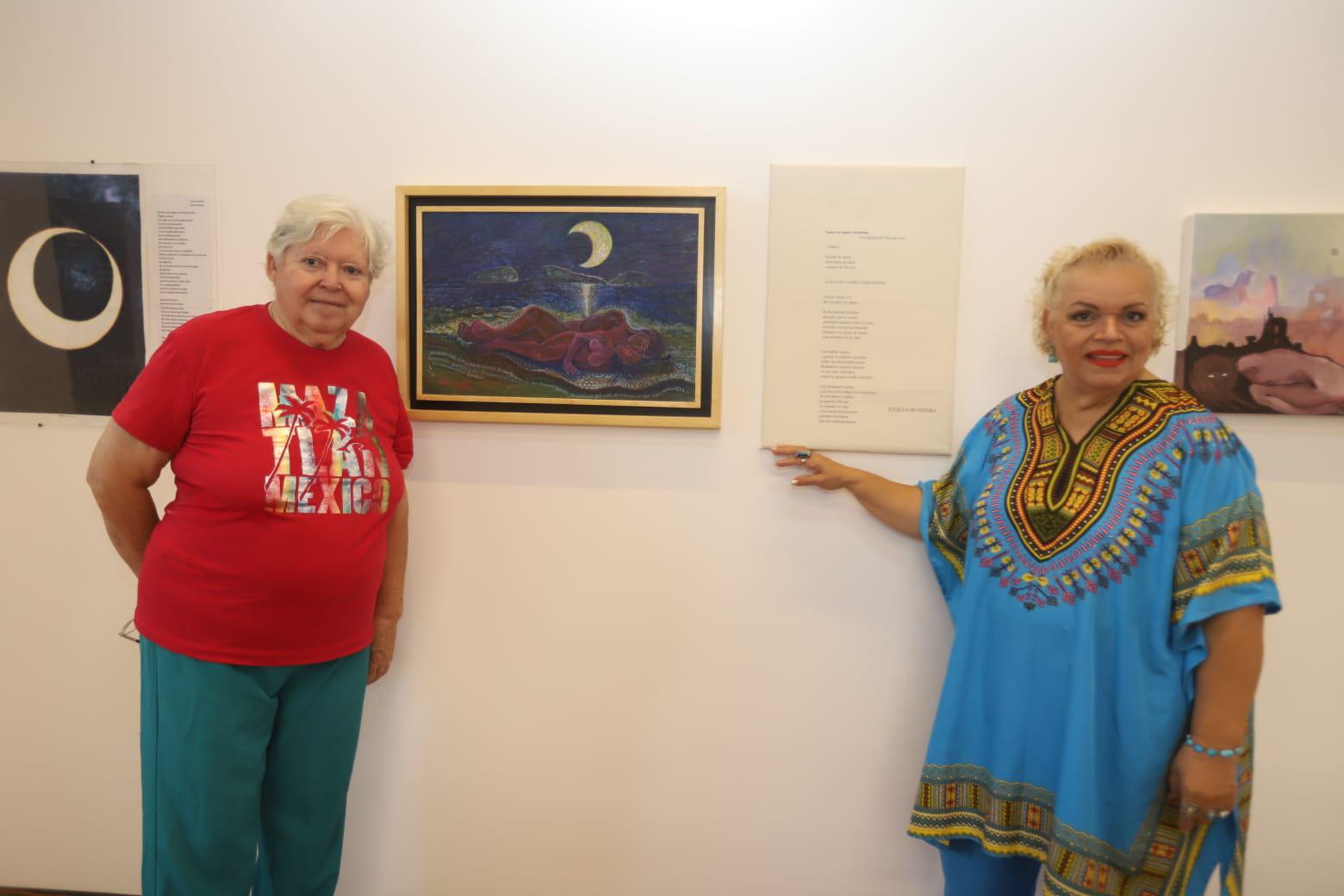 $!Bajo el título: ‘Cuarto Creciente, Diálogos con la Luna’ se llevó a cabo la inauguración del este festival de poesía y pintura en el Museo de Arte de Mazatlán.