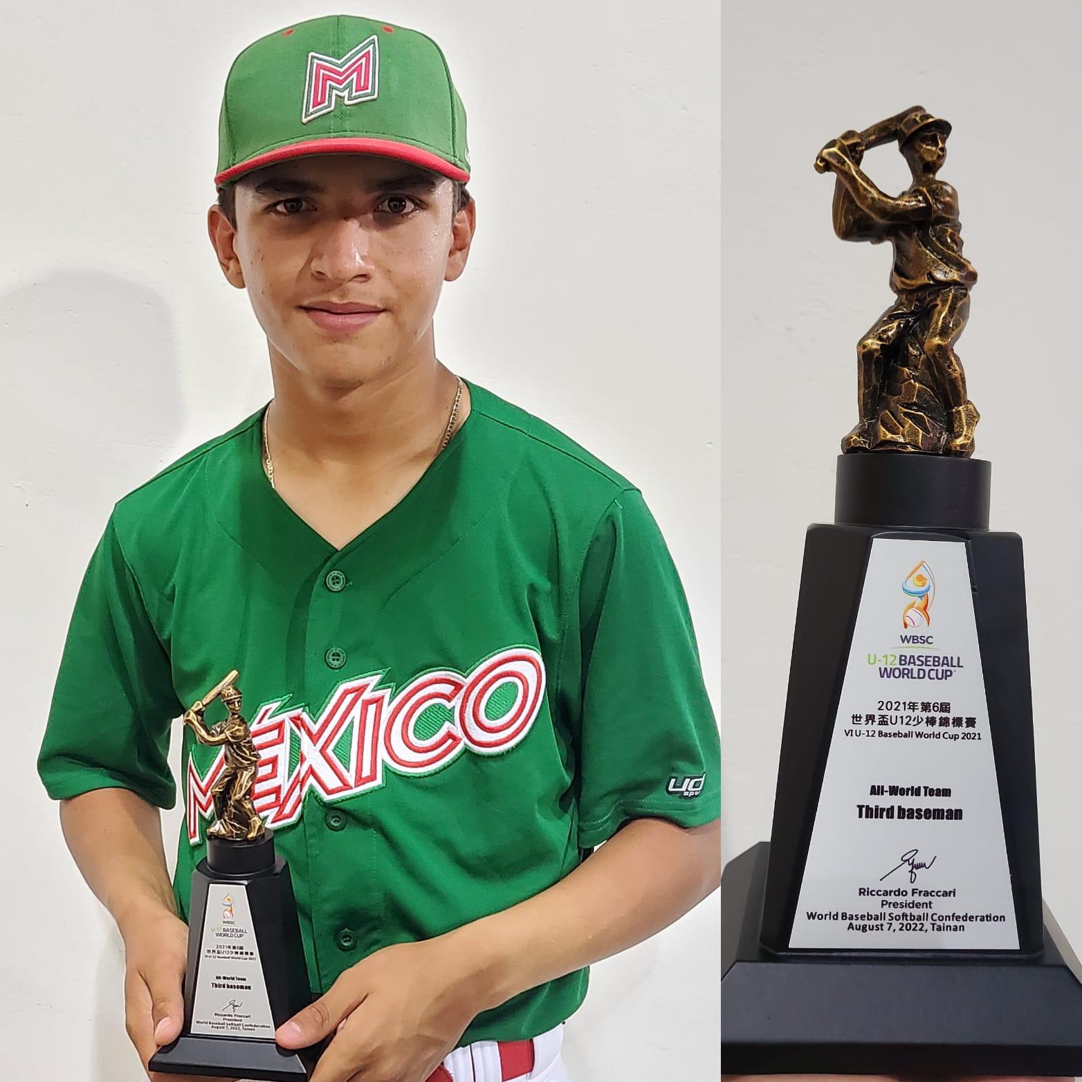 $!Culichi Ezequiel Rivera es nombrado Jugador Infantil del 2022 por la Femebe