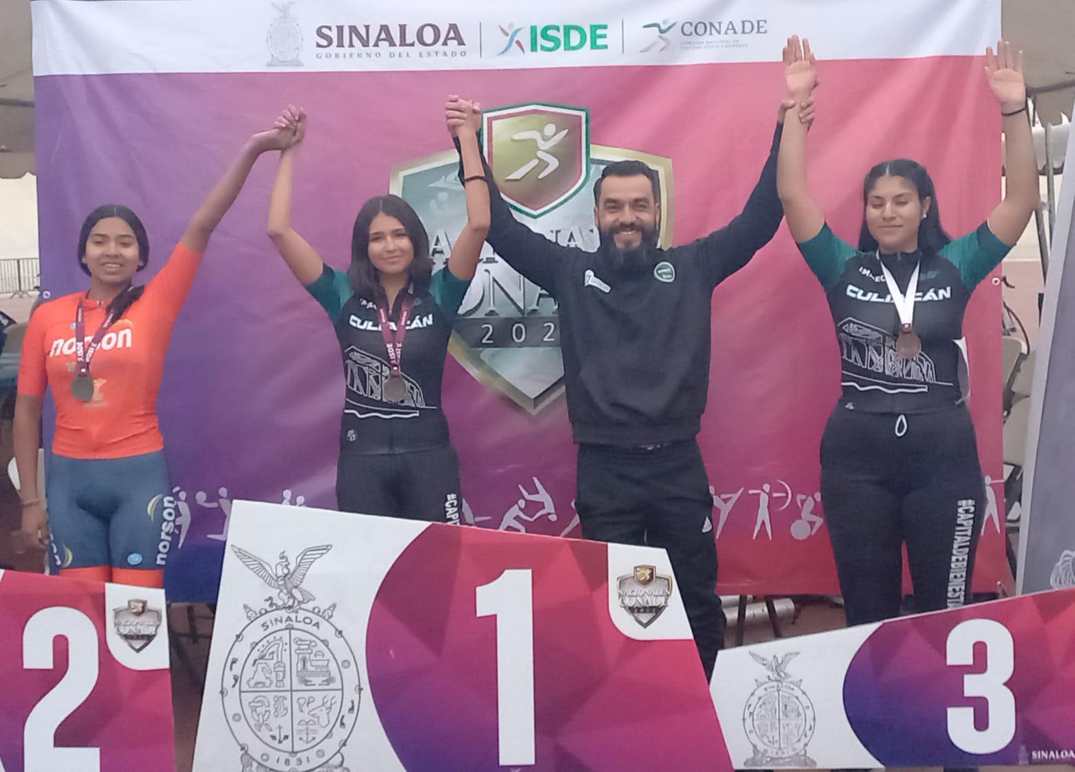 $!Culiacán logra siete oros en ciclismo de pista de los Juegos Conade