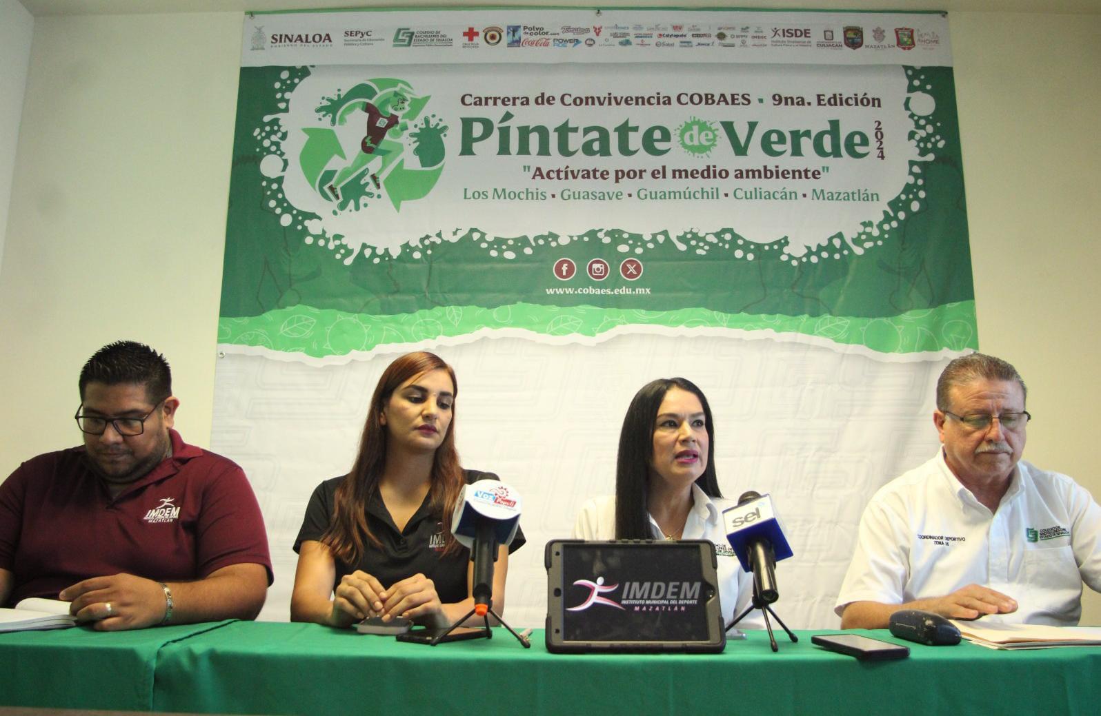 $!Cobaes celebrará este domingo la Carrera Píntate de Verde 2024 en simultáneo en cinco municipios