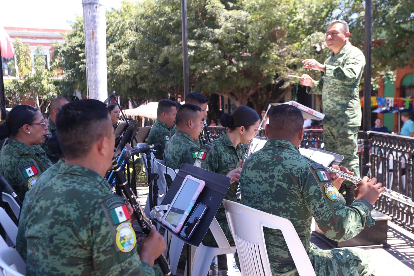 $!Llega la Banda de Música de la Tercera Región Militar a la Machado