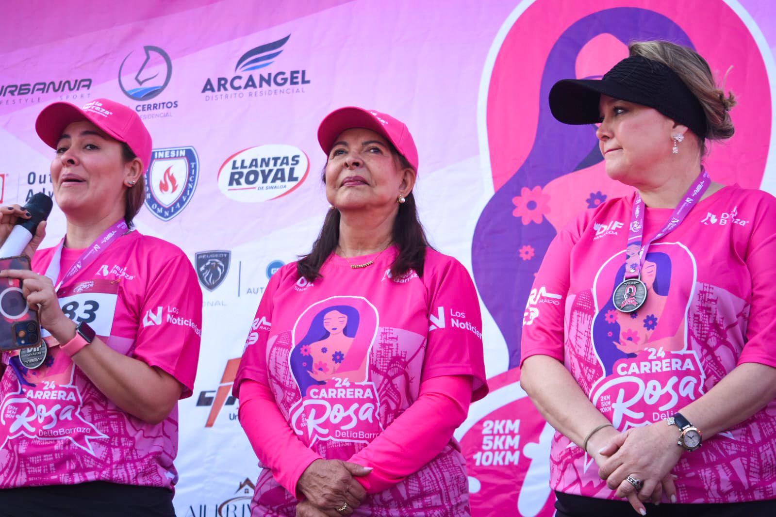 $!Inunda Carrera Rosa a Culiacán en su tercera edición contra el cáncer de mama