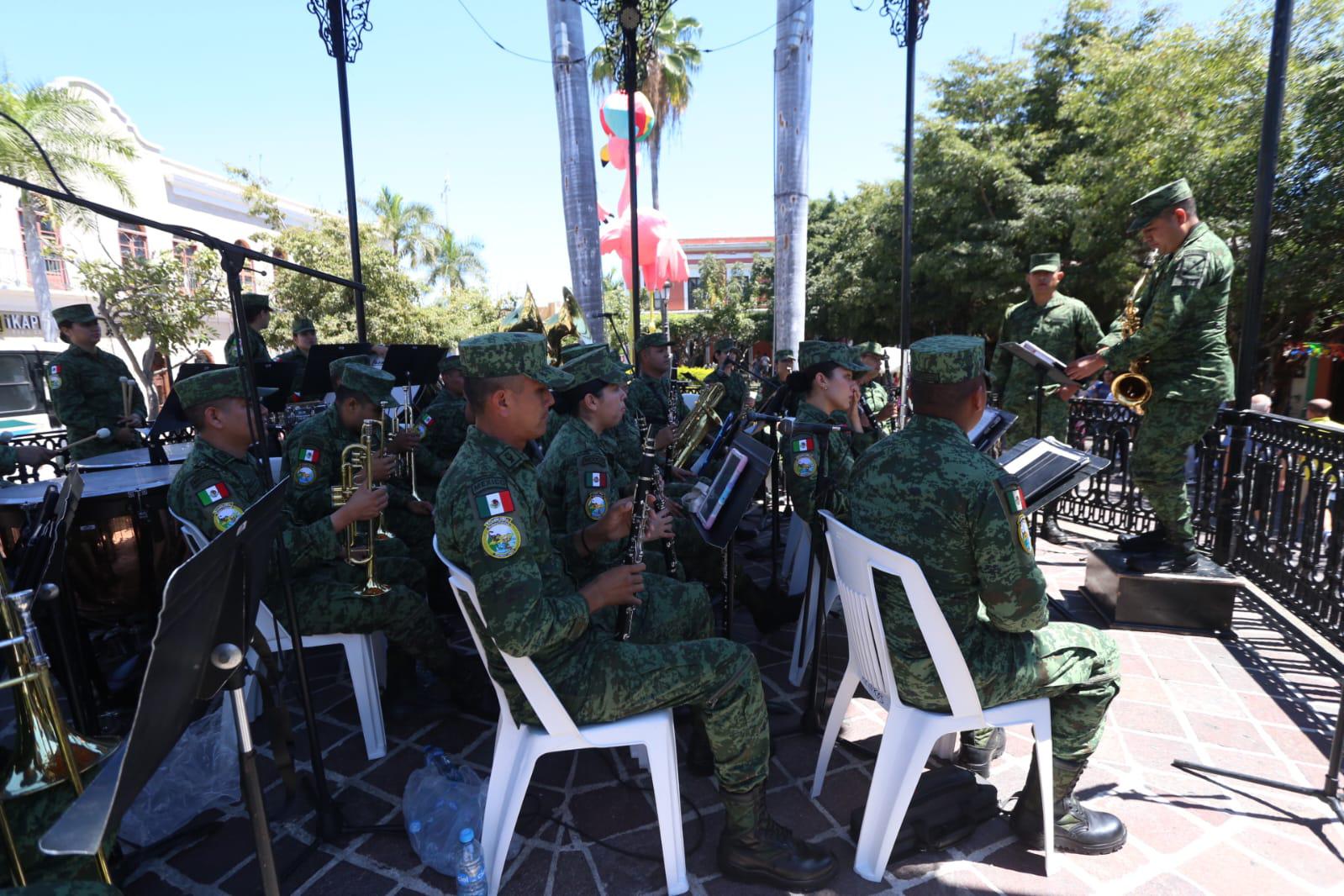 $!Llega la Banda de Música de la Tercera Región Militar a la Machado