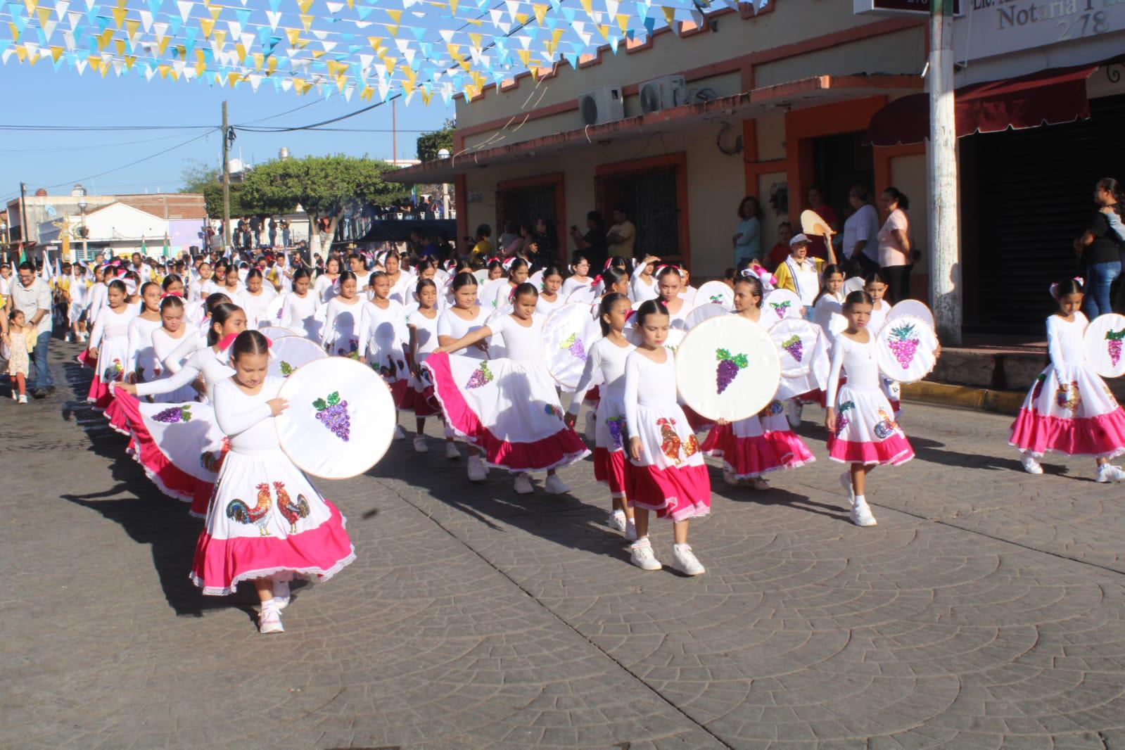 $!Desfilan en Rosario por el 114 aniversario de la Revolución Mexicana