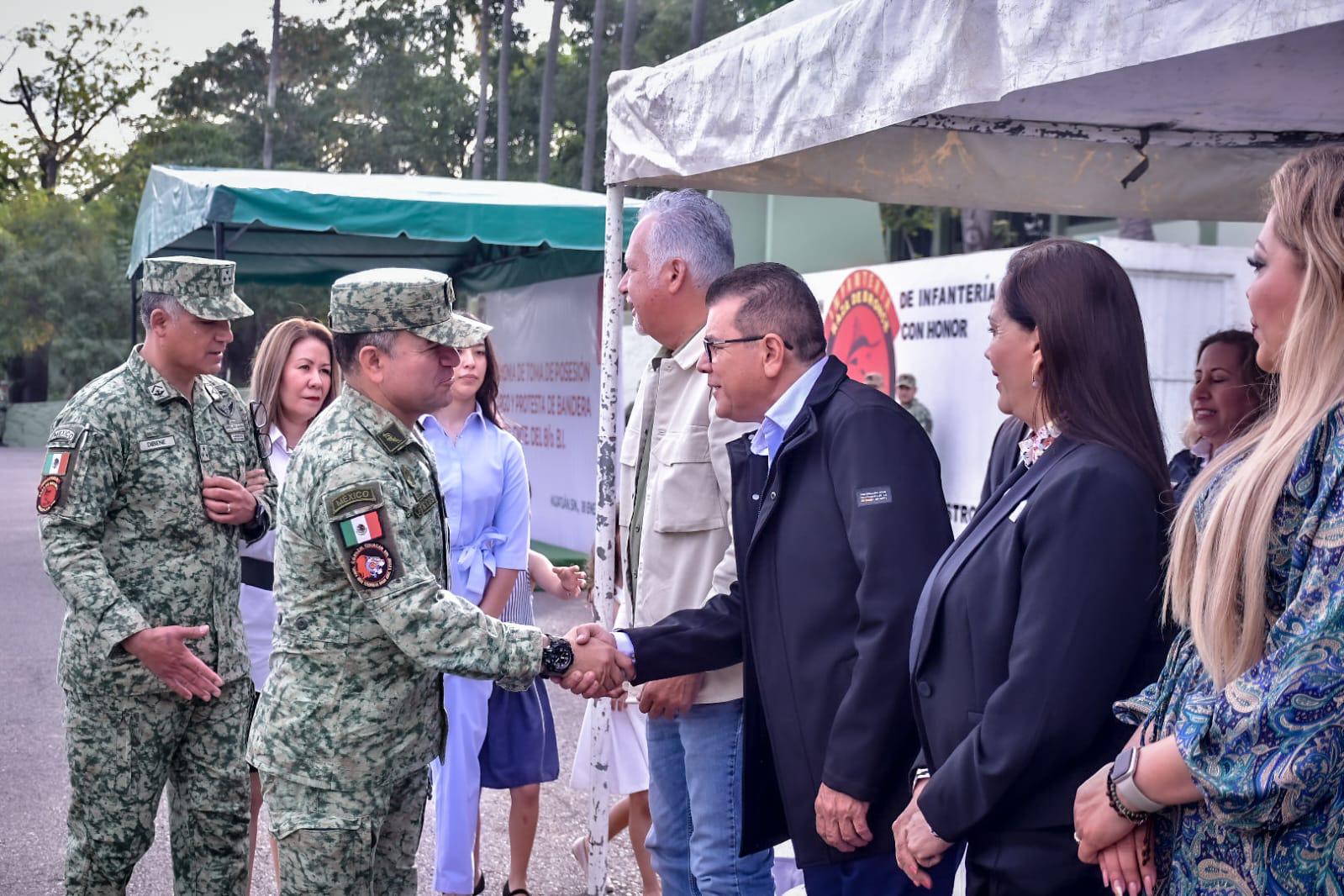 $!Tiene nuevo Comandante el Octavo Batallón de Infantería en Mazatlán