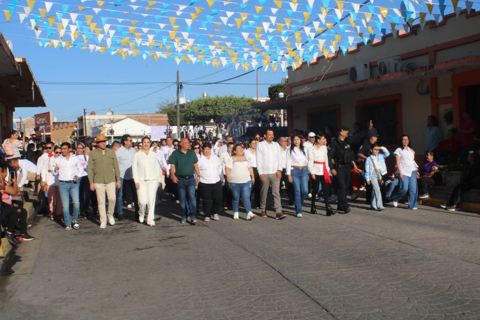 $!Desfilan en Rosario por el 114 aniversario de la Revolución Mexicana