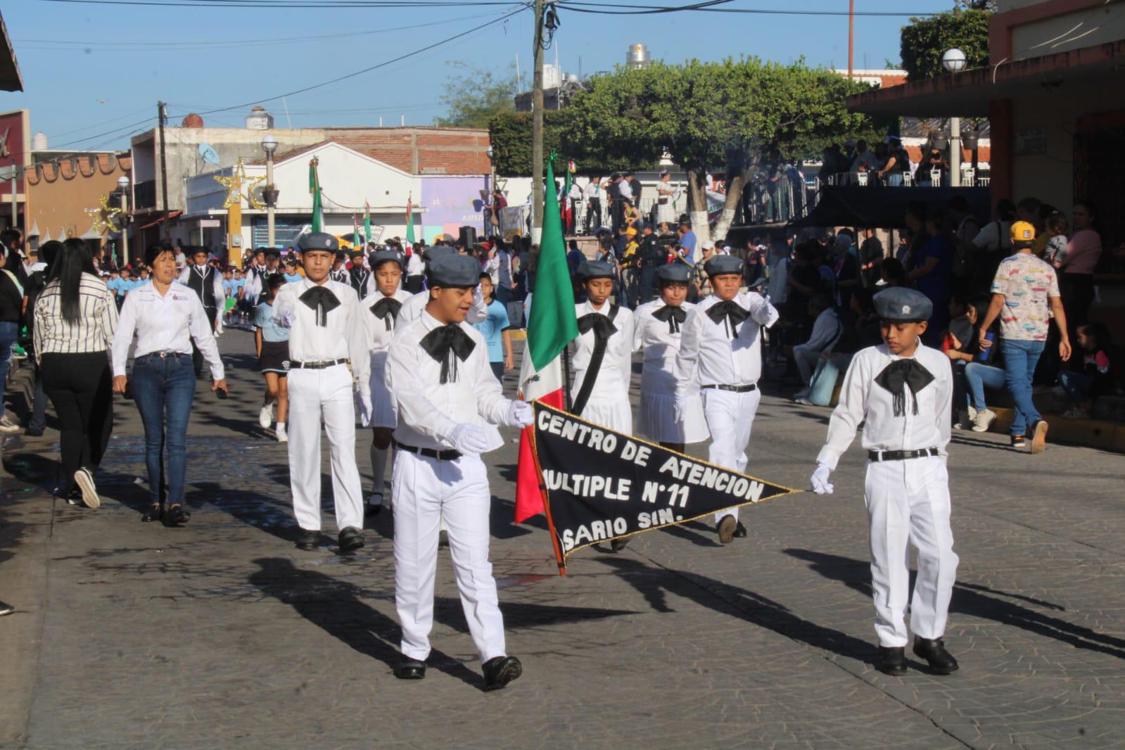 $!Desfilan en Rosario por el 114 aniversario de la Revolución Mexicana