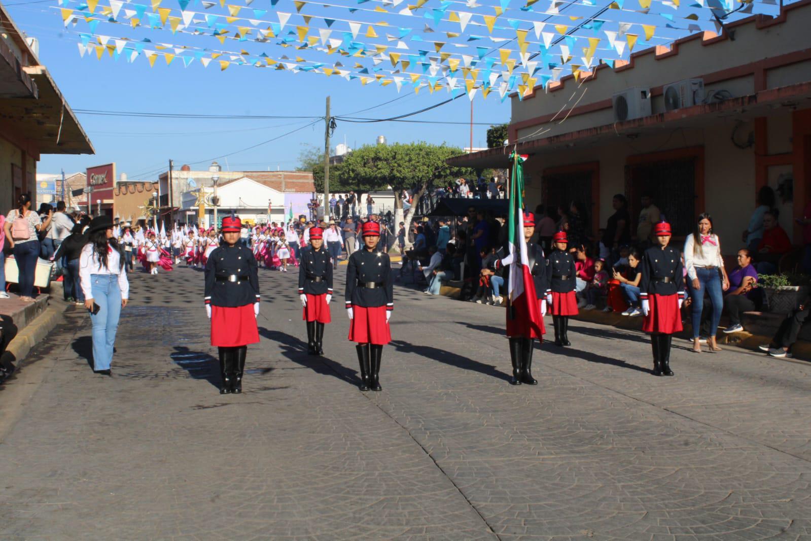 $!Desfilan en Rosario por el 114 aniversario de la Revolución Mexicana