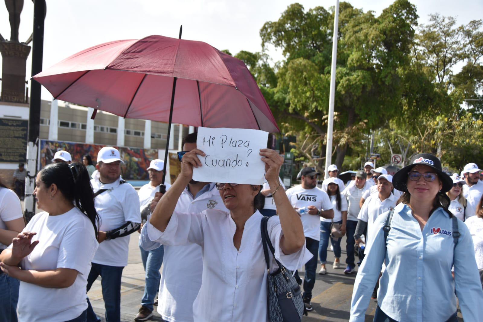 $!UAS muestra ‘músculo’ con mega contingente en marcha por el Día del Trabajo