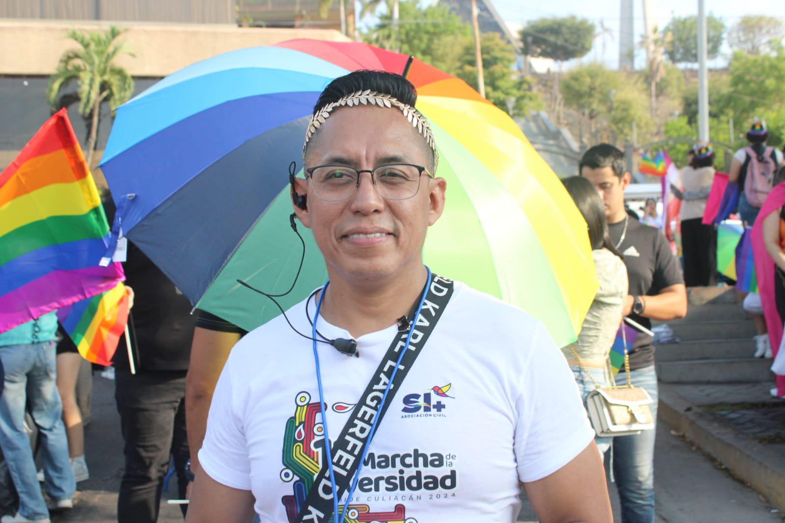 $!Realizan Marcha de la Diversidad en Culiacán; denuncian problemáticas de la comunidad LGBTQ+