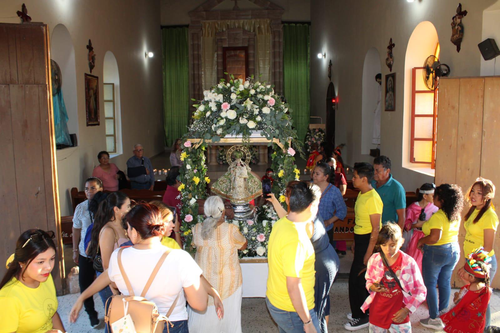 $!Viven con devoción peregrinación de la Virgen de la Candelaria en Matatán, Rosario