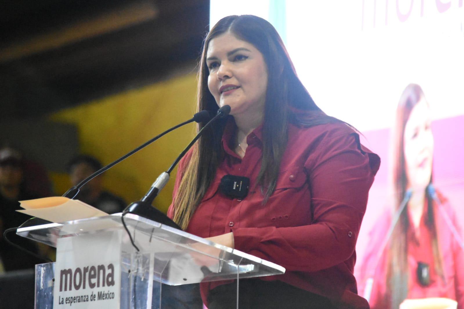 $!En Morena no caben funcionarios déspotas, racistas o corruptos, enfatiza Luisa María Alcalde desde Sinaloa