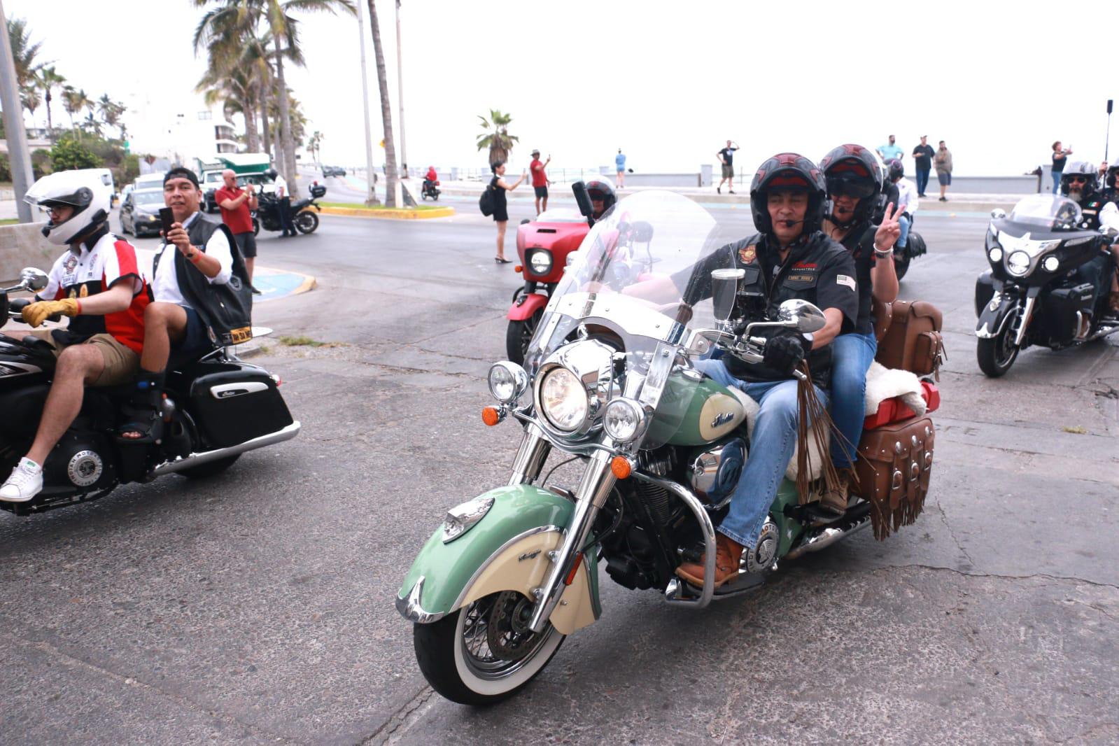 $!Es Mazatlán sede de rodada de Indian Motorcycle; rugen los motores de 300 motocicletas