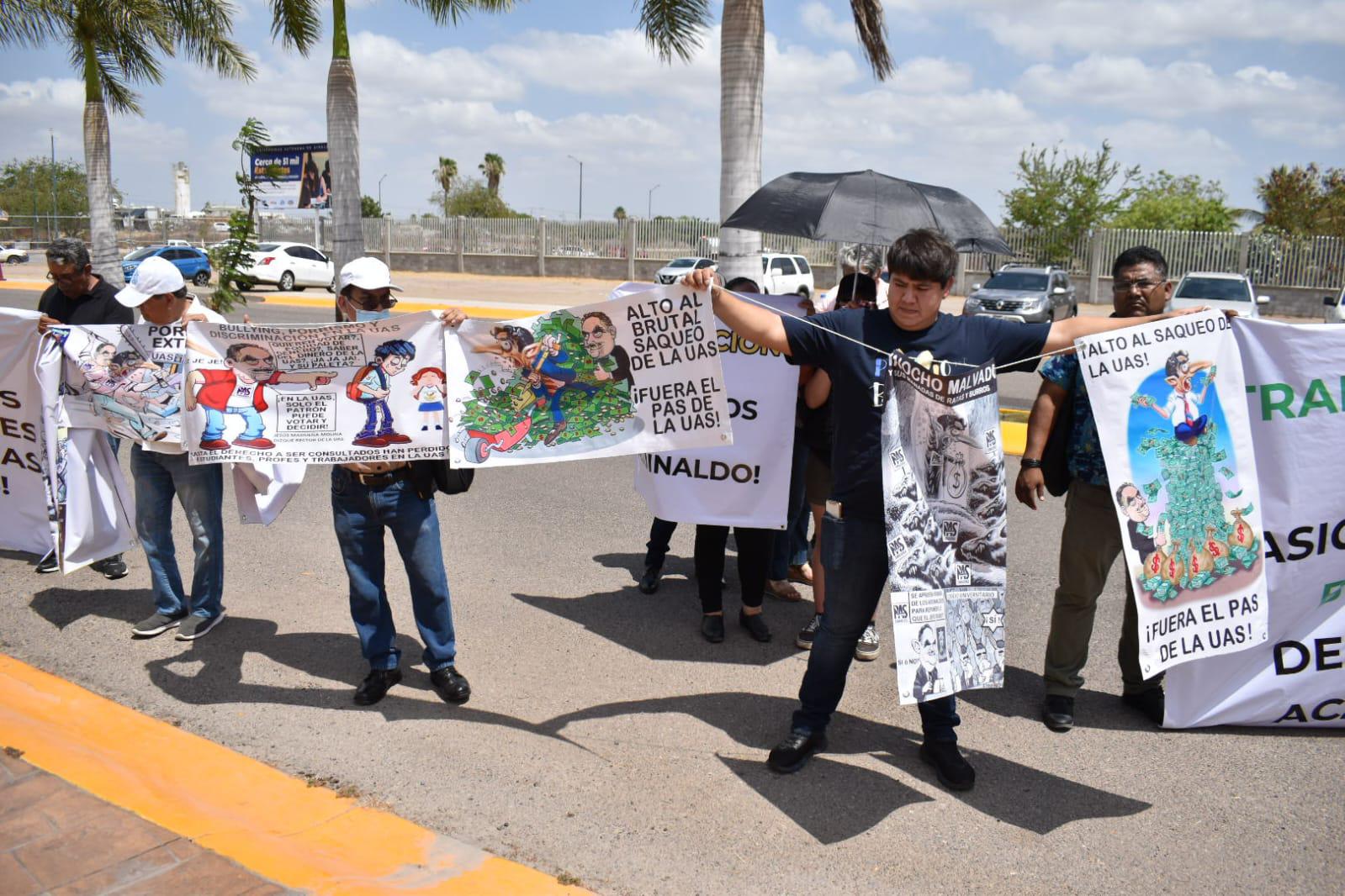 $!Exigen destitución de funcionarios universitarios denunciados ante la UIPE