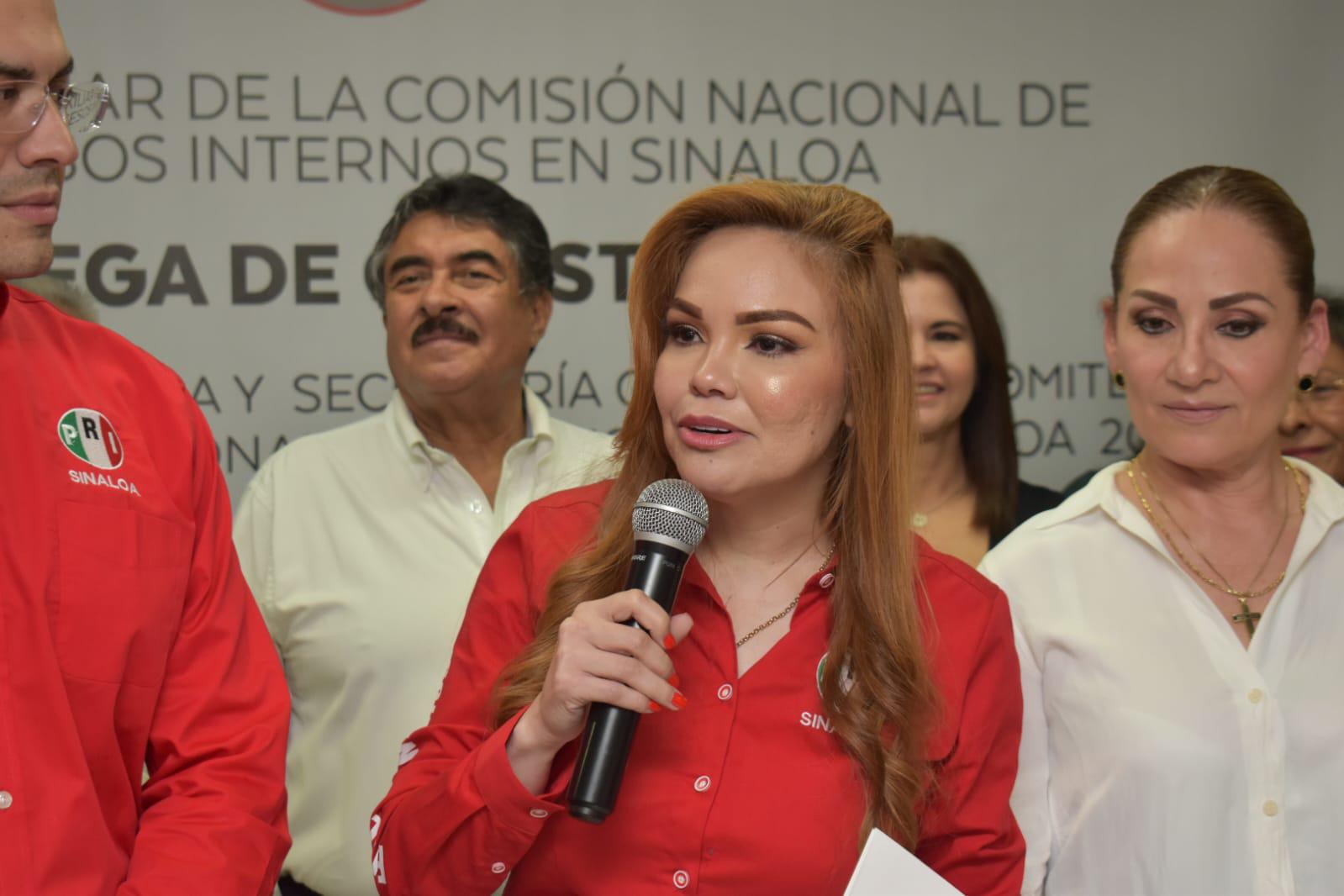 $!Rinde protesta Paola Gárate como nueva presidenta del PRI Sinaloa