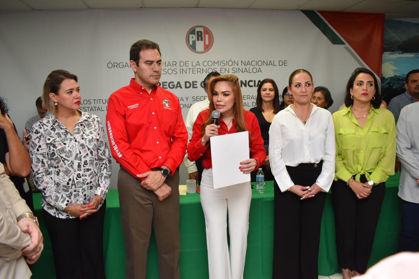 $!Rinde protesta Paola Gárate como nueva presidenta del PRI Sinaloa