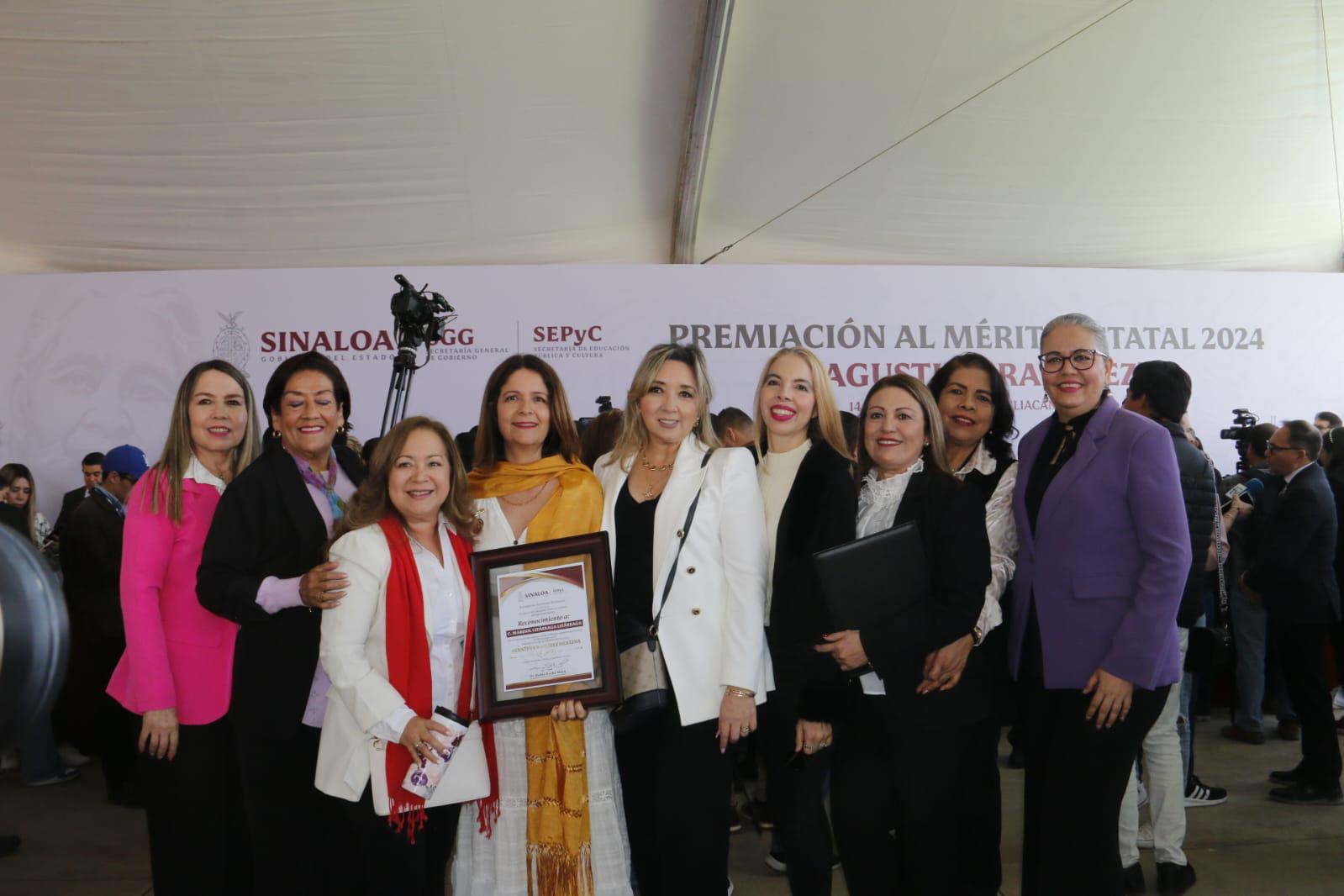 $!Reconocen a la mazatleca Marisol Lizárraga con Premio Agustina Ramírez 2024