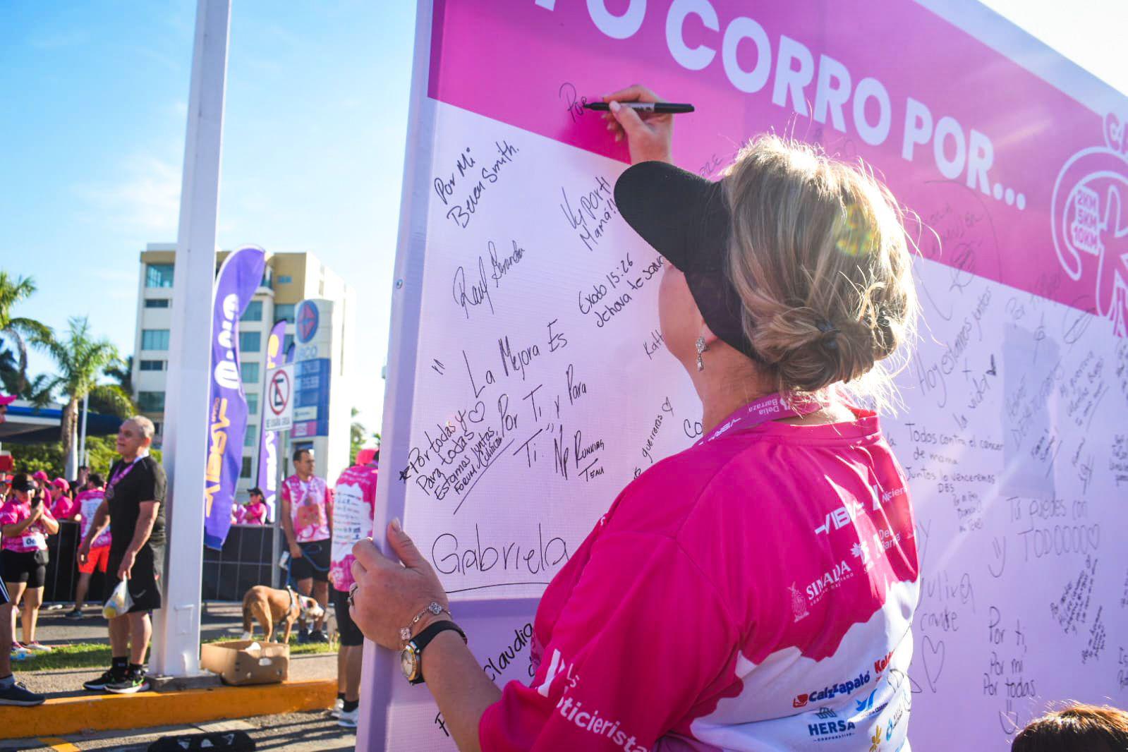 $!Inunda Carrera Rosa a Culiacán en su tercera edición contra el cáncer de mama