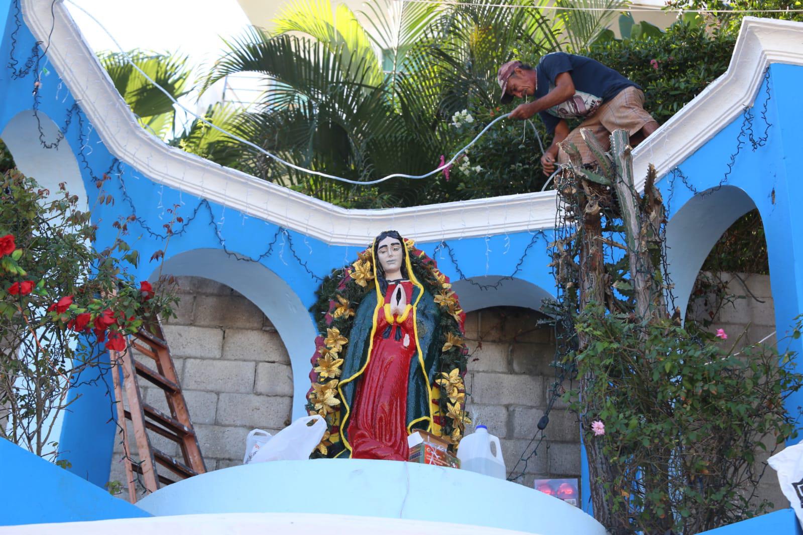 $!En Mazatlán, vecinos del Cerro de la Nevería invitan a católicos a festejar a la virgen este sábado