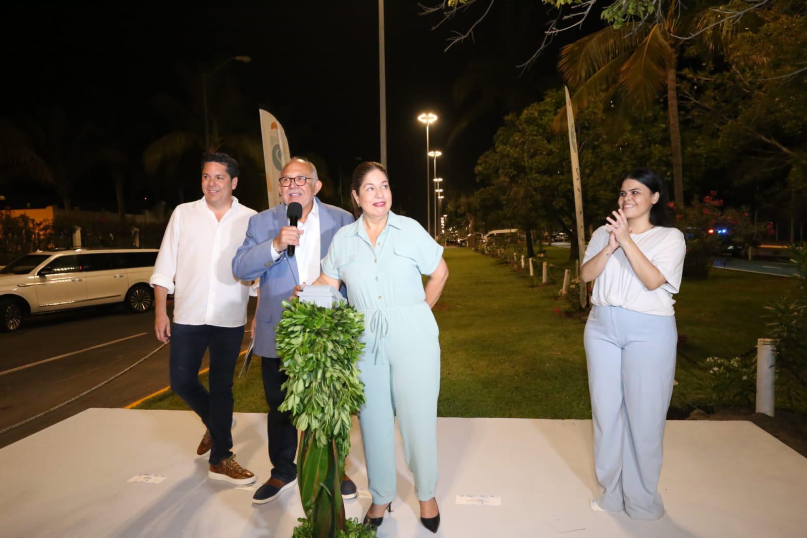 $!En Mazatlán inauguran segunda etapa de rehabilitación del alumbrado público en Avenida Sábalo-Cerritos