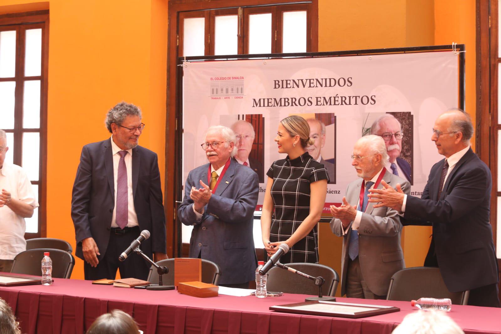 $!Distingue El Colegio de Sinaloa a Jaime Martuscelli, Antonio López Sáenz y Jaime Labastida