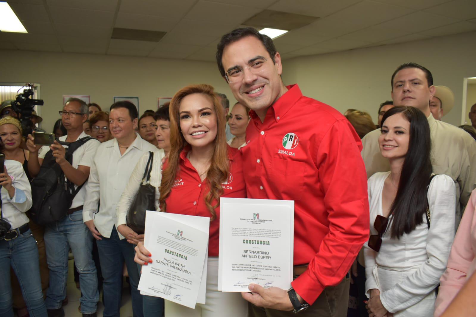 $!Paola Gárate es la nueva dirigente del PRI Sinaloa