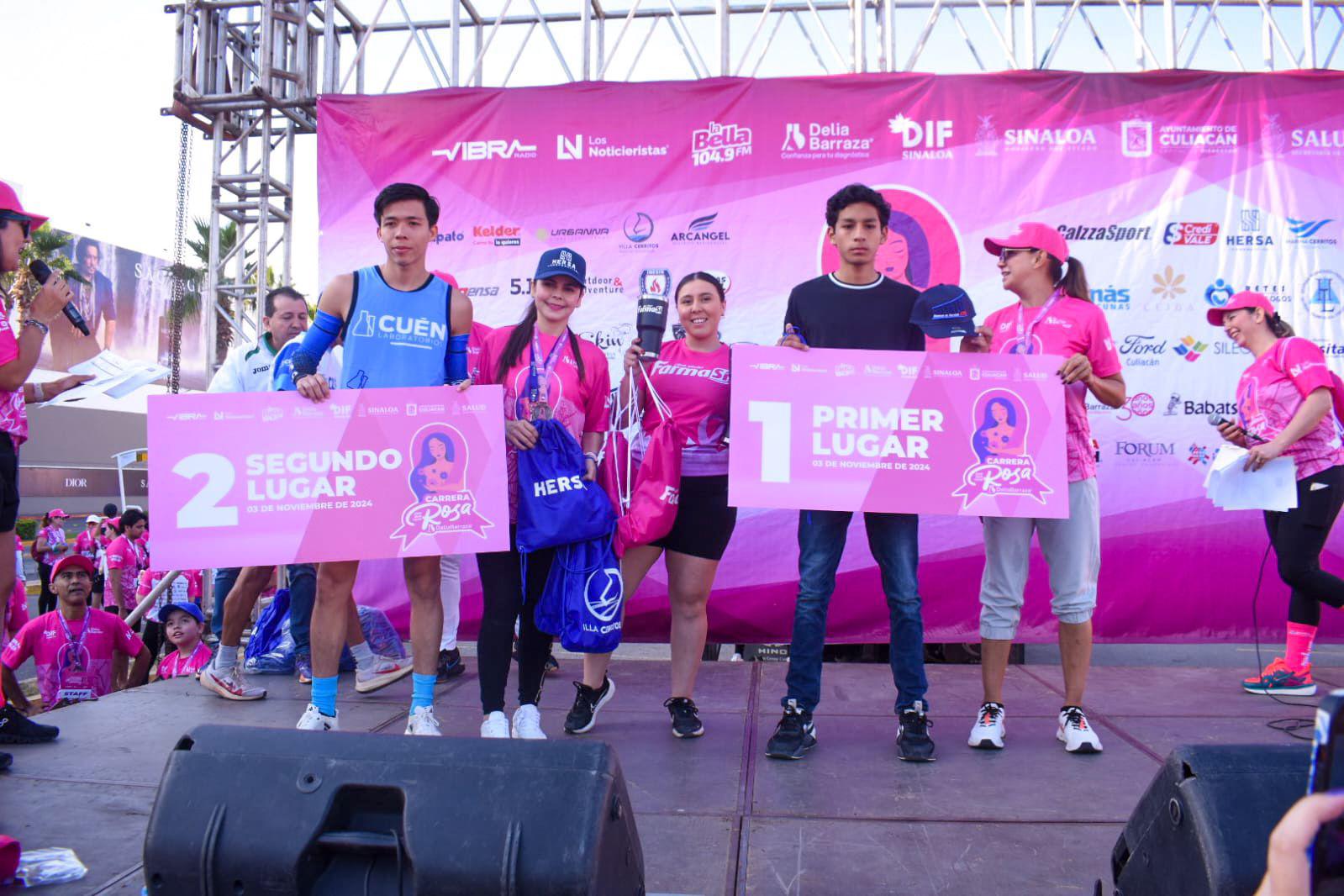 $!Inunda Carrera Rosa a Culiacán en su tercera edición contra el cáncer de mama