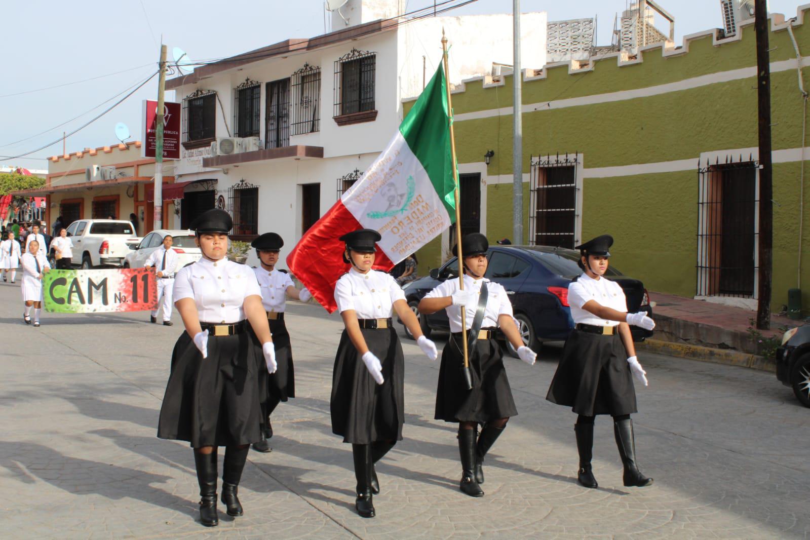 $!En Rosario celebran el Día de la Bandera con desfile y honores