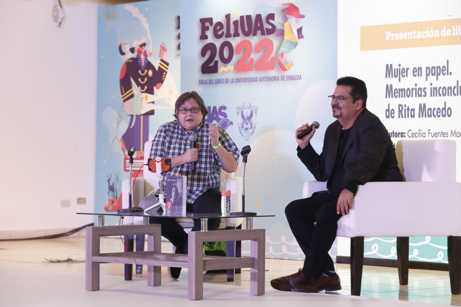 $!Brinda Cecilia Fuentes confesiones a libro abierto en la FeliUAS