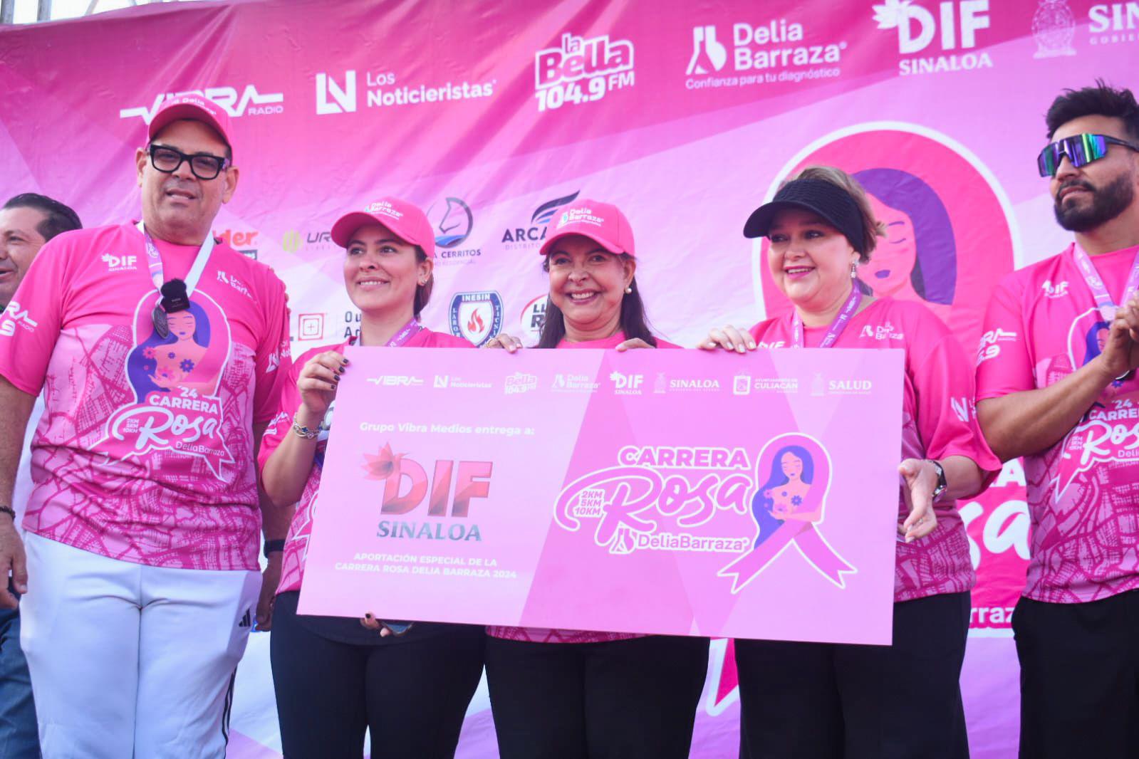 $!Inunda Carrera Rosa a Culiacán en su tercera edición contra el cáncer de mama