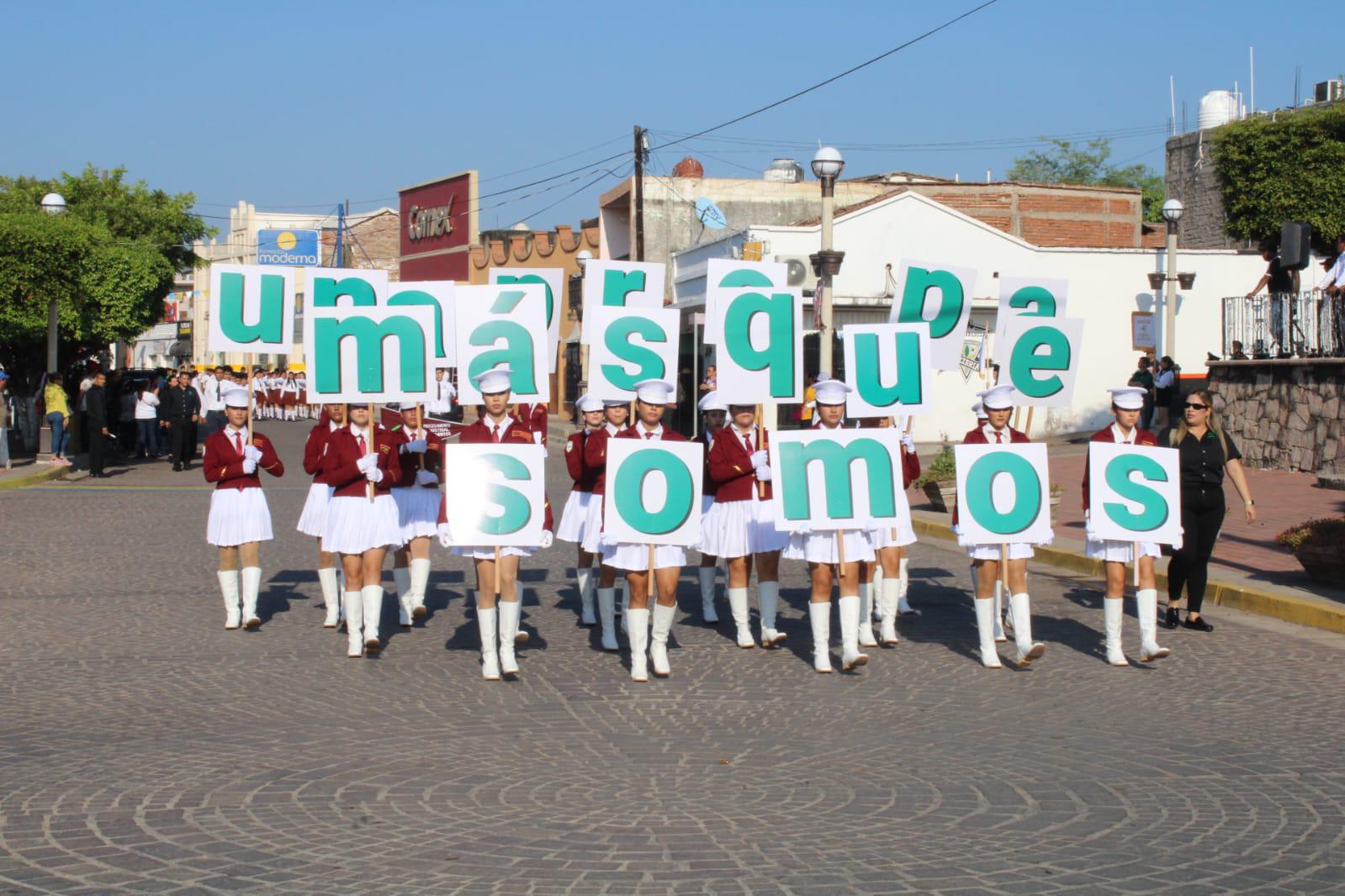 $!En Rosario desfilan para conmemorar el 113 aniversario de la Revolución Mexicana