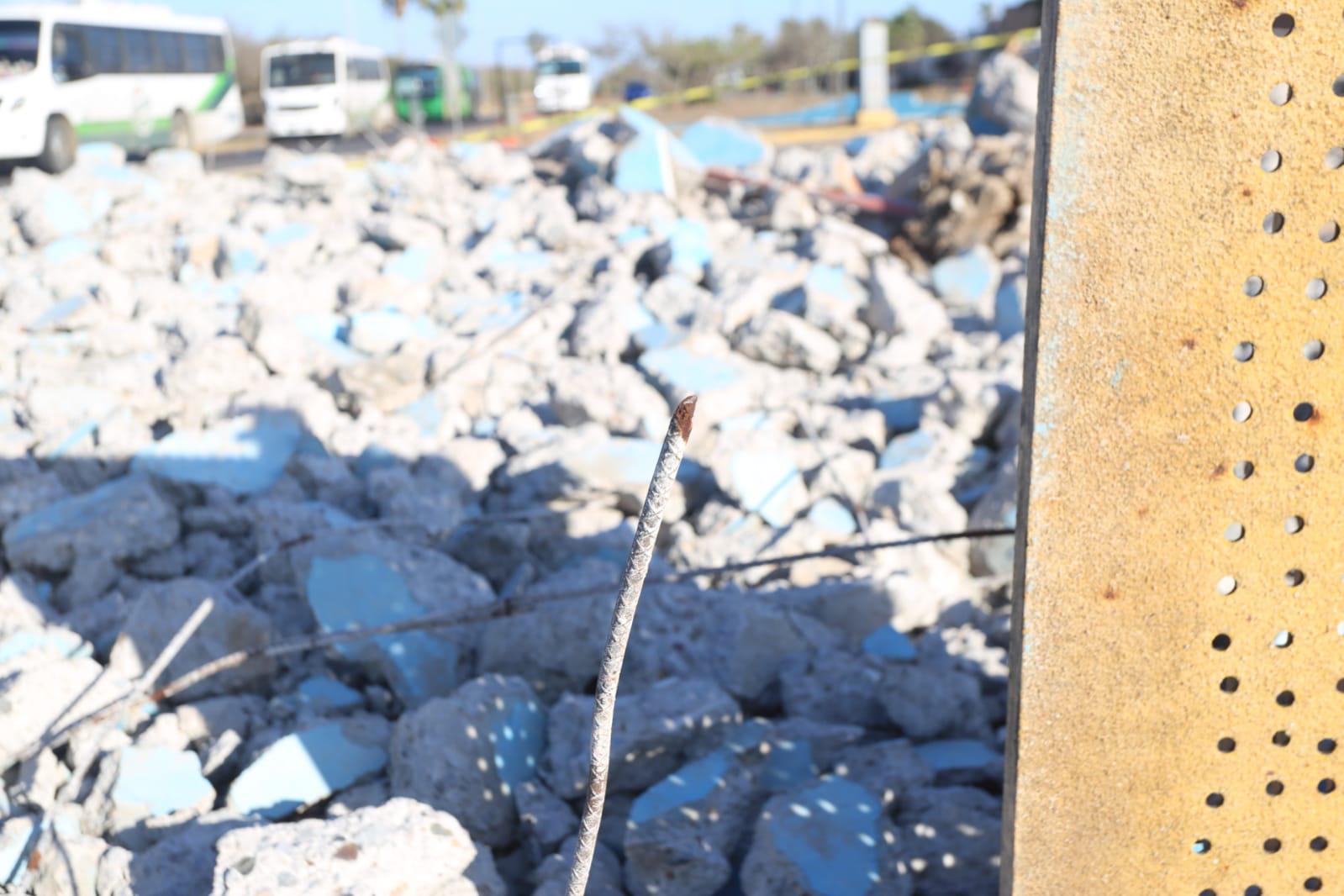 $!En Mazatlán, ‘desaparece’ la glorieta de Cerritos